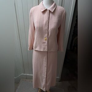 Chanel Pink Skirt Set